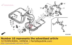 Here you can order the clamp a, high tension cor from Honda, with part number 32765MCA000: