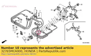 Honda 32765MCA000 klem een, hoogspanning cor - Onderkant