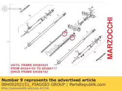 Here you can order the ring nut from Piaggio Group, with part number 00H00202151: