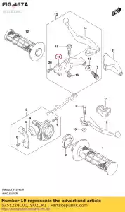 suzuki 5751228C00 soporte, soporte - Lado inferior