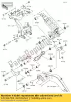 420360718, Kawasaki, manga, 10.1x17x44.5 zr800ads kawasaki  vulcan z 650 800 2013 2014 2015 2016 2017 2018 2019 2020 2021, Nuevo