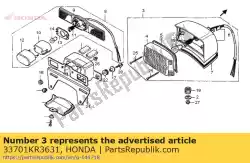 Ici, vous pouvez commander le unité, feu arrière auprès de Honda , avec le numéro de pièce 33701KR3631: