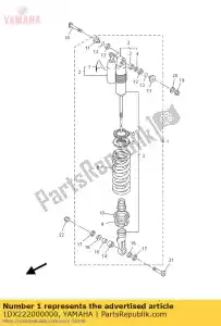 yamaha 1DX222000000 zespó? amortyzatora, ty? - Dół