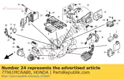Aqui você pode pedir o nenhuma descrição disponível no momento em Honda , com o número da peça 77961MCAA80: