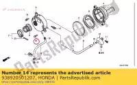 938920501207, Honda, rondelle à vis, 5x12 honda  crf nsr xr 50 70 125 1997 1998 1999 2000 2001 2003 2005 2006 2007 2008 2009 2010 2011 2012 2013 2014 2018 2019 2020, Nouveau