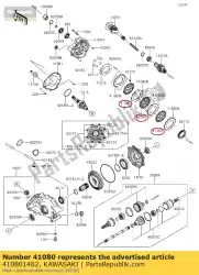 Here you can order the disc,friction kvf650-a1 from Kawasaki, with part number 410801482: