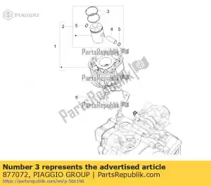 Piaggio Group 877072 ring - Onderkant