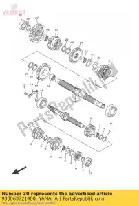 yamaha 933063721400 cuscinetto - Il fondo