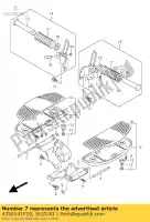 4350141F10, Suzuki, footrest assy,f suzuki vl 800 2005 2006 2007 2008, New