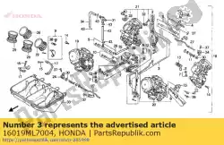 Aquí puede pedir varilla de enlace de arranque de Honda , con el número de pieza 16019ML7004: