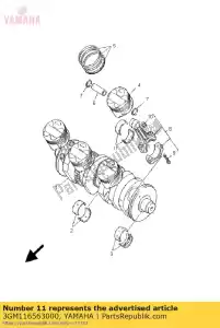 yamaha 3GM116563000 palier plan, bielle - La partie au fond