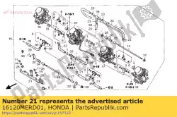 hendel, starter van Honda, met onderdeel nummer 16120MERD01, bestel je hier online: