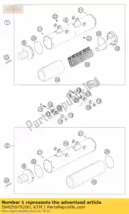 ktm 59405079200 t?umik wydechu smr 05 - Dół