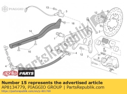 Aprilia AP8134779, Rem hanger plaat, OEM: Aprilia AP8134779