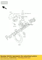 921521273, Kawasaki, collare kmx125-b1 kawasaki kmx 125 1999 2001 2002, Nuovo