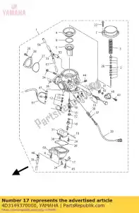 yamaha 4D3149370000 grampo - Lado inferior