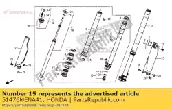 Tutaj możesz zamówić zu? Ycie pier? Cienia od Honda , z numerem części 51476MENA41: