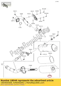 kawasaki 180460568 lana kx450fcf - Lado inferior