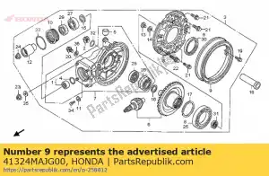 Honda 41324MAJG00 plaat, stofbeschermer - Onderkant