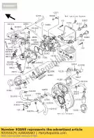 92055029, Kawasaki, 'o' ring 8mm ke125-a8 kawasaki ke vn 100 125 1500 1600 1985 1987 1991 1992 1994 1999 2000 2001 2002 2003 2004 2005 2006 2007, Nieuw