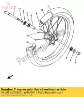 94108217X600, Yamaha, band (80 / 100-21-m61) (3xj) yamaha yz yzlc 125, Nieuw