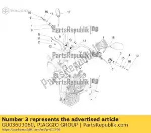 Piaggio Group GU03603060 l.h. impugnatura - Il fondo