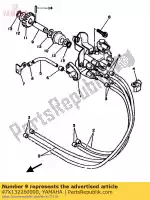 47X132260000, Yamaha, arbre, pignon d'entraînement yamaha rd rdlc 500, Nouveau