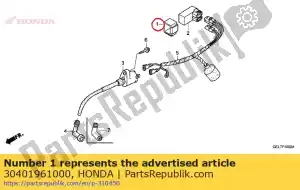 Honda 30401961000 cojín, c.d.i. unidad - Lado inferior