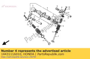 Honda 14431116010 bras, culbuteur de soupape - La partie au fond