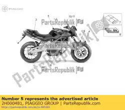 Tutaj możesz zamówić kalkomania 52 mistrzostwa ? Wiata od Piaggio Group , z numerem części 2H000481: