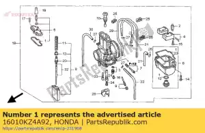 honda 16010KZ4A92 set di guarnizioni - Il fondo