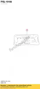 suzuki 1140241830 gasket set - Bottom side