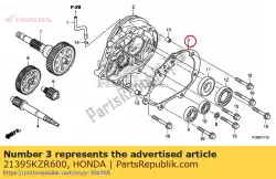 Qui puoi ordinare guarnizione, scatola del cambio da Honda , con numero parte 21395KZR600: