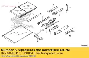 honda 89210GBJJ10 alicates, 135 (kowa) - Lado inferior