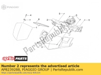 AP8239288, Aprilia, armaturenbretthalter. lila, Neu