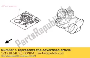 Honda 12191KZ4L30 junta, cilindro - Lado inferior