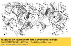 Qui puoi ordinare cappuccio, l. Interno da Honda , con numero parte 64597MCSG00: