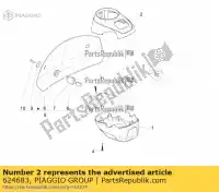 624683, Piaggio Group, copertura manubrio parte sup.     , Nuevo