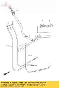 yamaha 1PW263120000 cavo, acceleratore 2 - Il fondo