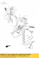 5FE261241100, Yamaha, protetor, guiador yamaha yfm 350 2000 2001, Novo