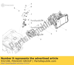 Aprilia 932108, Dop, OEM: Aprilia 932108