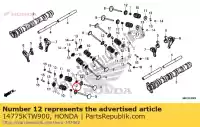 14775KTW900, Honda, seat, valve spring honda  nss sh 250 300 1800 2007 2008 2009 2010 2011 2012 2013 2018 2019, New