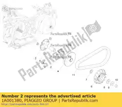 Here you can order the rollenkern from Piaggio Group, with part number 1A001380: