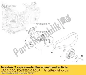 Piaggio Group 1A001380 rollenkern - Bottom side