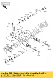 Tutaj możesz zamówić nakr? Tka 32mm zx900-e1p od Kawasaki , z numerem części 922101205: