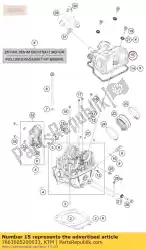 Aquí puede pedir tapa de la válvula de KTM , con el número de pieza 7663605200033: