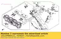 16029MBWJ21, Honda, jeu de vis, butée honda cbr 600 2001 2002 2003 2004 2005 2006 2007, Nouveau