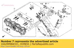 Ici, vous pouvez commander le jeu de vis, butée auprès de Honda , avec le numéro de pièce 16029MBWJ21: