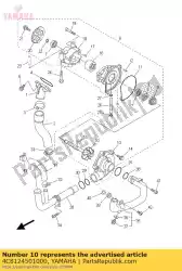 Aqui você pode pedir o conjunto do eixo do impulsor em Yamaha , com o número da peça 4C8124501000: