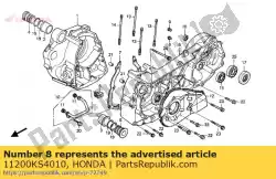 Here you can order the no description available at the moment from Honda, with part number 11200KS4010: